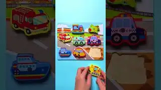 Vehicles Puzzle Game | Learn Colors & Transportation 🚙🧩