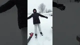 First Time Snow BlowerExperience in Ohio | Fun with Kids ❄️☃️