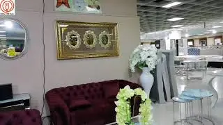 Beautiful Furniture and Sofas Store Walk through in Germany Shopping Center