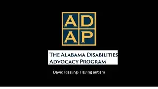 David Rissling talks about having autism