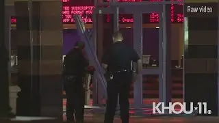Raw: ATM thieves smash van through lobby of Edwards movie theater