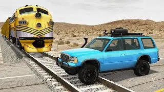Cars vs Rails #1 - BeamNG.Drive | aGameSpot