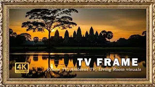 Angkor Wat Temple TV Frame 🛕 Calm Cambodia Heritage | 8 Hours Background Art
