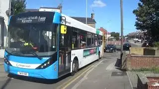Stagecoach bus route Loop seen in Ramsgate in Kent - Monday 25th September 2023