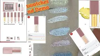 Swiss Beauty metallic liquid eyeshadow | swatches / Review / Demo | Be Dreamy | must watch