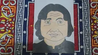 How to draw APJ Avul Kalam ji l kaise bnaye APJ Avul Kalam ji ki drawing l Aryan  #drawingtutorial 