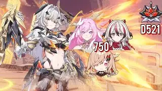 Honkai Impact 3 Abyss Hellmaru Symphony Redlotus D521 Helia DraCora Ely AOp Chenxue Score 750