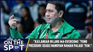 Coach Ramil De Jesus on DLSU overcoming slow start in UAAP S87 women's volleyball | #OSOnTheSpot