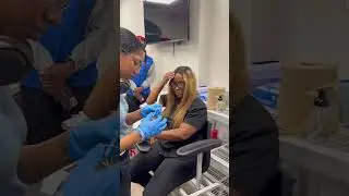 ACI student- 1st time drawing blood from a hand vein! 