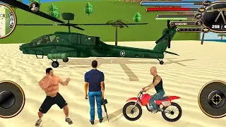 Miami Gangster Crime Hero Tank Helicopter Airplane and Motorbikes Open World City - Android Gameplay