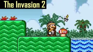 Super Mario Bros X: The Invasion 2, World 2, Luigi [100%/Playthrough/English/HD] SMBX