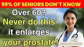 Over 60? This Night Habit Is ENLARGING Your Prostate &mdash; Doctor WARNING for Seniors!| Senior Nutrition