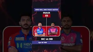 32 DC vs RR Apr 16 7:30 PM Delhi