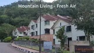 Penang Malaysia Suburban Neighborhood Walk Through $350K Homes Up in the Mountains Fresh Air Living
