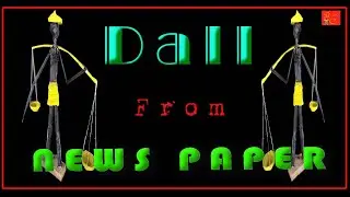 How To Make Doll At Home | DIY NEWSPAPER Doll|| BEST OUT Of WASTE ||