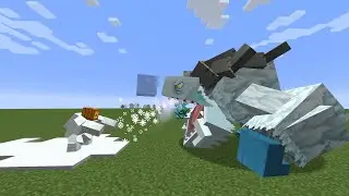 mutant snow golem vs  snow monster