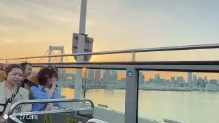 Bus Ride Tokyo to Odaiba | Beautiful City Journey..