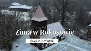 Zima w Rokosowie - Powiat świdwiński 