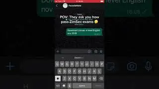 Get a-level and o-level Zimsec past exam papers form FoondaMate for free on WhatsApp