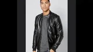 Studio - Barneys Harrington Leather Jacket #Studio #leatherjacket #updateyourwradrobe