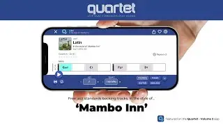 'Mambo Inn' &ndash; jazz backing track from the Quartet app #jazzstandards