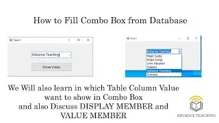 How To Fill Combo Box From Database in C# Complete in Urdu/Hindi