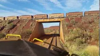 BHP train over Rio at Yandi
