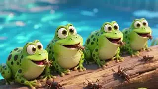 Five Little Speckled Frogs Learn Numbers with kiddy Rhymes & Kids Songs