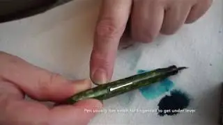 Filling a vintage lever-fill pen