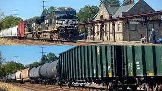 Trains Along Norfolk Southern's Harrisburg Line Volume 8!! Stuck On The Other Side?!