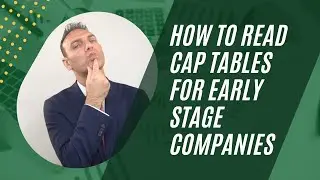 How to Read Cap Tables for Early Stage Companies | Mink Learning