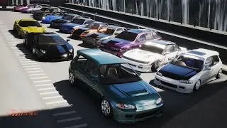 Full Lobby Clean Car Meet On CarX Street (& After Party Tunnel Street Racing Runs)