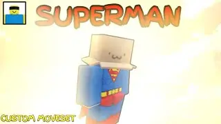 SUPERMAN CUSTOM MOVESET USING SKILL BUILDER | JUJUTSU SHENANIGANS | BOSS MOVESET 