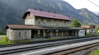 Bahnbetrieb auf der Arlberg-Westrampe - Bahnhof Braz, Jahr 2023
