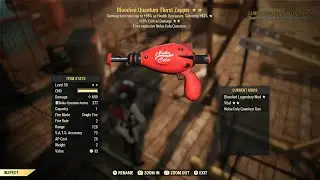 Legendary Crafting the Thirst zapper