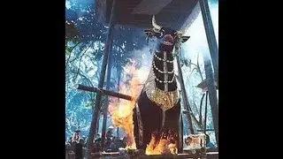 バリ島魂を揺さぶるお葬式のガムラン行進 cremation