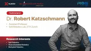 Prof. Robert Katzschmann | ETH | Soft Robotics, Musculoskeletal Robotics, Biohybrid Robotics
