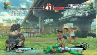 Ultra Street Fighter IV battle: Blanka vs Blanka