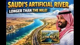 Saudi Arabia&rsquo;s Artificial River | Mega Project Longer Than the Nile Shocks the World #information