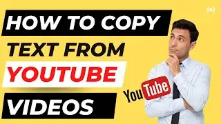 Как скопировать текст из видео YouTube?