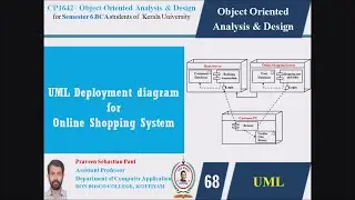 LECTURE - 68 – OOAD –UML DEPLOYMENT DIAGRAM FOR ONLINE SHOPPING SYSTEM - BCA SEM 6
