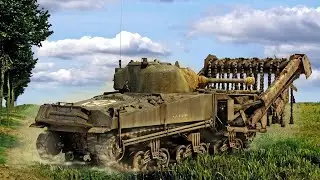 M4 Sherman With Mine Exploder #shorts #shortsvideo #companyofheroes #viral