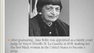 Black History Month: Jane Bolin
