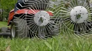 Strongway Acreage Rake - 48in.W, 4 Tine Reels
