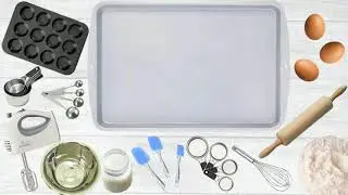 INTRO VIDEO FOR BAKING | NO TEXT | NO COPYRIGHT | White Wood Background/LIKE and SUBSCRIBE, free use