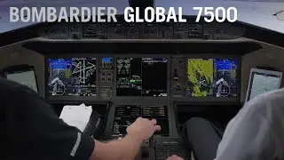 The Bombardier Global 7500 Needs Hardly Any Runway to Take Off (Cockpit View) &ndash; AINtv Express