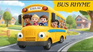The bus goes bounce | Bus rhyme | Bus song for kids | kids rhymes