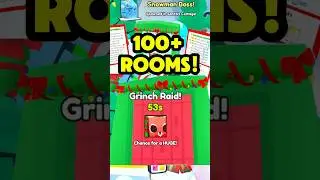 Grinch Chest Raid Get 100+ Rooms! Pet Simulator 99 Update #petsimulator #roblox