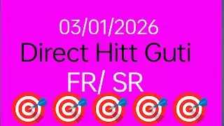 DT = 3 Jan 2026  || Shillong teer house/ ending || Direct Hitt Guti ||  Teer live chat.