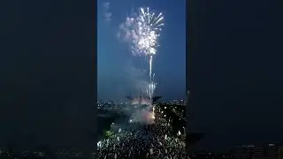 🌙🇵🇰 Islamabad 14th August Night &ndash; Stunning Green & White Fireworks Celebration.